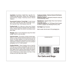 PARTNER It's Tea Time biscuit freeze-dried treats, back