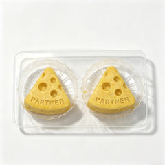 PARTNER Cheese Block freeze-dried treats, two treats in the inner tray of one sachet