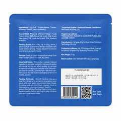 PARTNER Cheese Block freeze-dried treats, individual sachet, original English back label