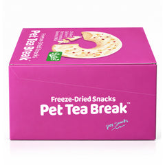 PARTNER Doughnut freeze-dried treats, 12-sachet box, side view