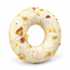 PARTNER Doughnut freeze-dried treats, close-up of one freeze-dried treat